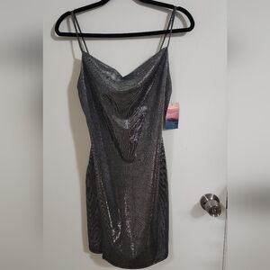 Elegant Silver Dress